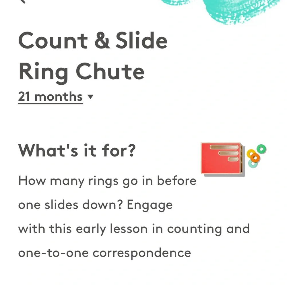 Lovevery Count and Slide Ring Box - Picture 7 of 7